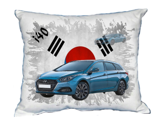 Polštářek s osobním autem Hyundai i40 