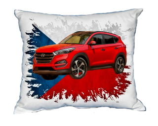 Polštářek s osobním autem Hyundai Tucson III. 