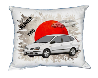 Polštářek s osobním autem Nissan Almera Tino 