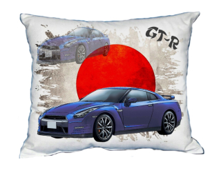 Polštářek s osobním autem Nissan GT-R 