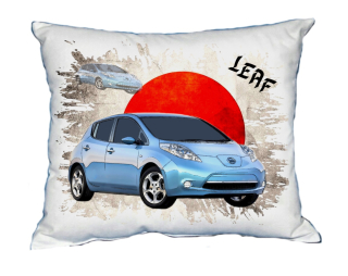 Polštářek s osobním autem Nissan Leaf 