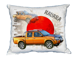 Polštářek s osobním autem Nissan Navara 