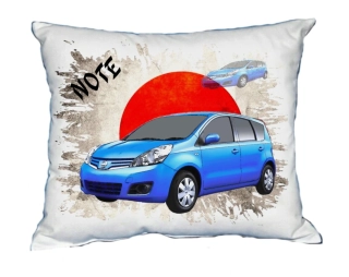 Polštářek s osobním autem Nissan Note 