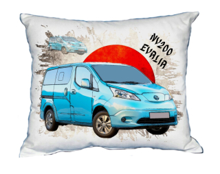 Polštářek s osobním autem Nissan NV200 Evalia 