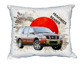 Polštářek s osobním autem Nissan Pathfinder Armada 