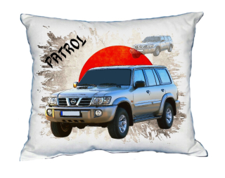 Polštářek s osobním autem Nissan Patrol 