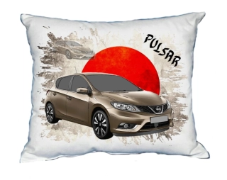 Polštářek s osobním autem Nissan Pulsar 