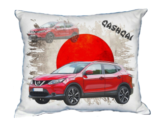 Polštářek s osobním autem Nissan Qashqai 
