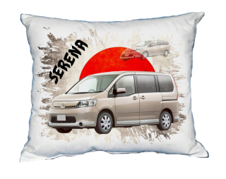 Polštářek s osobním autem Nissan Serena 