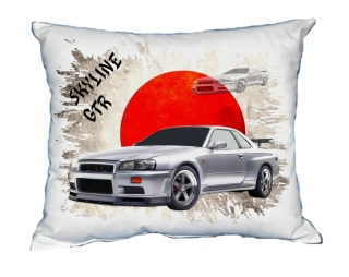 Polštářek s osobním autem Nissan Skyline GTR