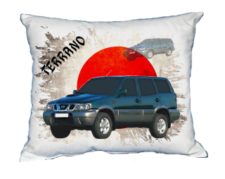 Polštářek s osobním autem Nissan Terrano 2005 