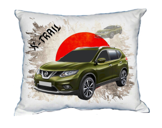 Polštářek s osobním autem Nissan X-Trail 
