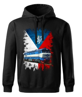 Pánská mikina v lokomotivou T478 Bardotka 