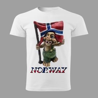 tričko s vlajkou NORSKA