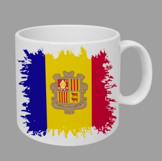 Moon River hrnek s vlajkou Andorra 330 ml