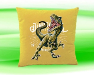 Polštářek Tyrannosaurus rex béžový