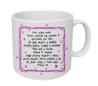 Moon River Valentýn Pro mého muže hrnek obsah 330 ml