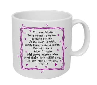 Moon River Valentýn Pro mou lásku hrnek obsah 330 ml