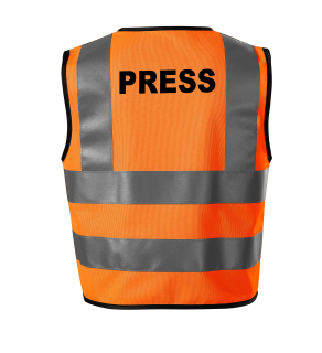 Moon River PRESS reflexní vesta oranžová velikost 2XL