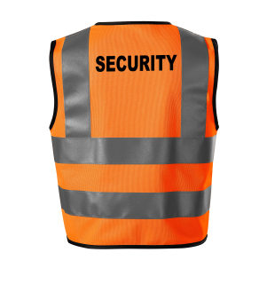 Moon River SECURITY reflexní vesta oranžová velikost M 