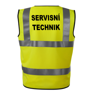 Moon River SERVISNÍ TECHNIK reflexní vesta žlutá velikost XXL