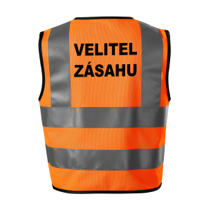 Moon River VELITEL ZÁSAHU reflexní vesta oranžová velikost 2XL