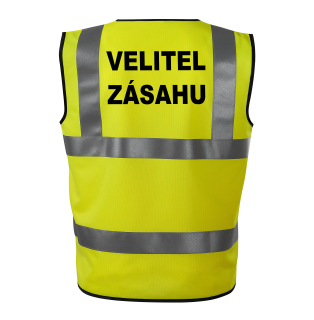 Moon River VELITEL ZÁSAHU reflexní vesta žlutá velikost M 