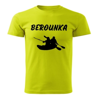 Moon River Berounka vodácké tričko limetkové velikost S