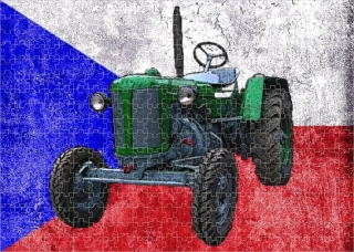 Moon River ZETOR 25A puzzle s traktorem 120 dílků