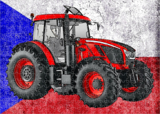 Moon River ZETOR Crystal 160 puzzle s traktorem 120 dílků