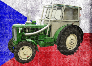Moon River ZETOR 50 Super puzzle s traktorem  120 dílků