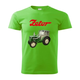 Moon River ZETOR 50 SUPER dětské tričko s traktorem zelené velikost 110