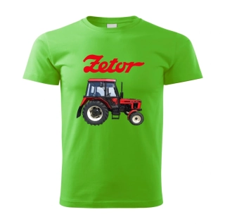 Moon River ZETOR 7011 dětské tričko s traktorem  zelené velikost 110