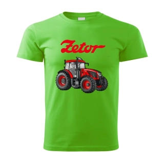 Moon River ZETOR CRYSTAL 160 dětské tričko s traktorem  zelené velikost 110