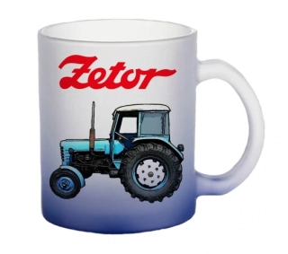 Moon River ZETOR 30 hrnek skleněný modrý objem 330 ml