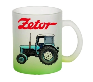 Moon River ZETOR 30 hrnek skleněný zelený objem 330 ml