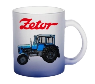 Moon River ZETOR 4011 hrnek skleněný modrý objem 330 ml