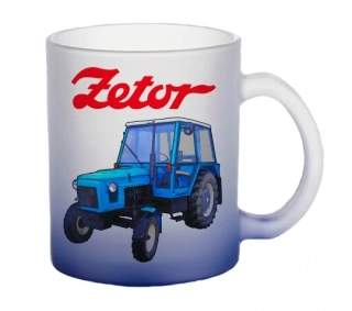 Moon River ZETOR 5511 hrnek skleněný modrý objem 330 ml