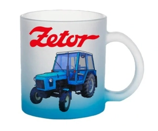 Moon River ZETOR 5511 hrnek skleněný světle modrý objem 330 ml