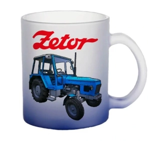 Moon River ZETOR 6911 hrnek skleněný modrý objem 330 ml
