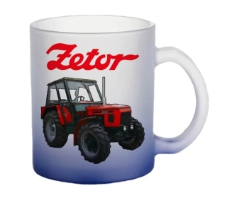 Moon River ZETOR 6945 hrnek skleněný modrý objem 330 ml