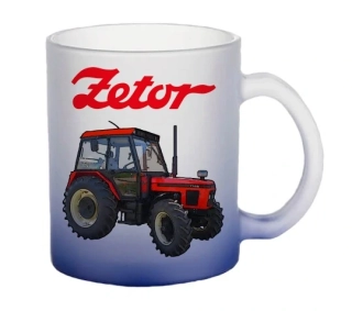 Moon River ZETOR 7745 hrnek skleněný modrý objem 330 ml