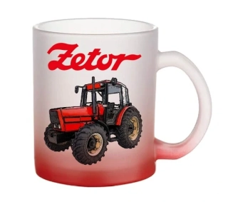 Moon River ZETOR 10540 hrnek skleněný červený objem 330 ml