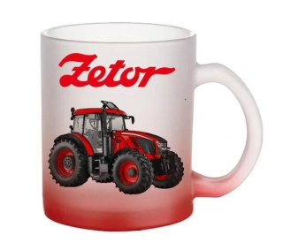 Moon River ZETOR Crystal 160 hrnek skleněný červený objem 330 ml