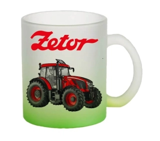 Moon River ZETOR Crystal 160 hrnek skleněný zelený objem 330 ml