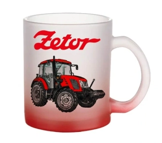 Moon River ZETOR Proxima 110 hrnek skleněný červený objem 330 ml