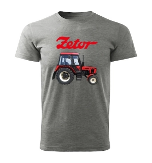 Moon River ZETOR 7011 dětské tričko s traktorem šedé velikost 146