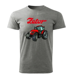 Moon River ZETOR Forterra 150 tričko s traktorem šedé velikost L