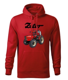 Moon River ZETOR 10540 pánská mikina červená velikost 4XL