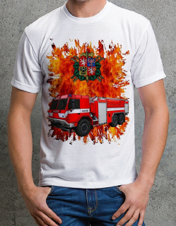 tričko hasičské auto České výroby 815 CAS 30 I